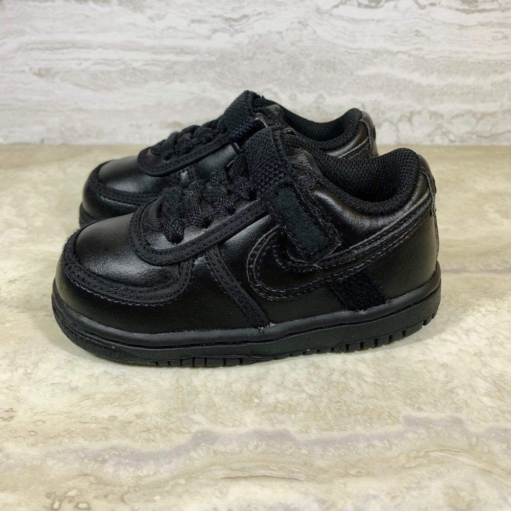 Nike Low Vandal Dunk Style Black Sneakers size 6c